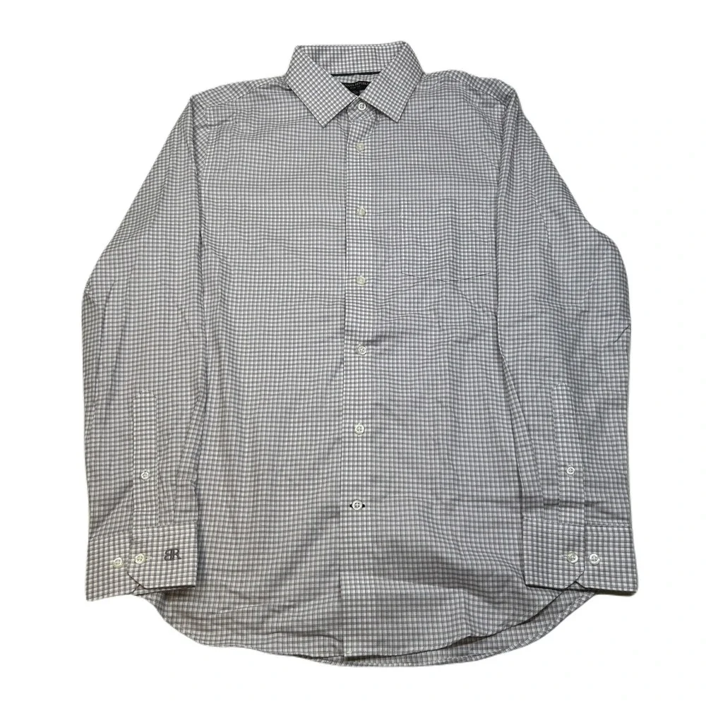 Banana Republic Slim Fit Shirt Mens Medium Multi Check Pattern Button Down‎